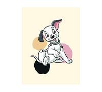 Komar 101 Dalmatiner Dots, carbón, 40 x 50 cm