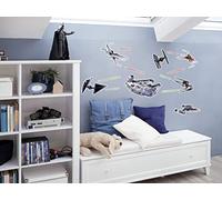 Komar 14022h - Adhesivos decorativos (50 x 70 cm, 15 unidades), diseño de Star Wars