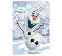 Komar 14047h - Pegatinas decorativas Olaf multicolor, blanco y gris