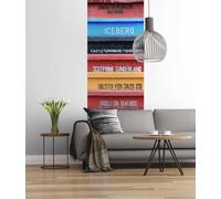 Komar 159-DV1 Cargo-Papel Pintado para Pared (100 x 280 cm), diseño de Barcos de mercancías, Fantasía, 280L x 100B cm