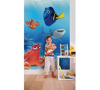 Komar 4-446 - Papel pintado (4 unidades, 184 x 254 cm), diseño de Buscando a Dory y sus amigos, multicolor