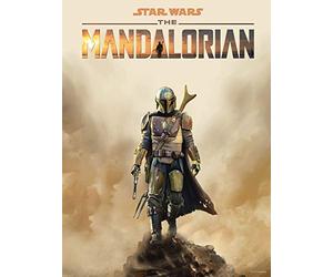 Komar 40 x 50 cm Star Wars Mandalorian Movie Baby Yoda, decoración, mural, póster, impresión artística, tamaño marco, WB-SW-017-40 x 50, multicolor