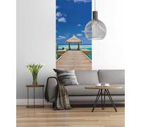 Komar 921-DV1 Beach RESORT - Papel pintado fotográfico (100 x 280 cm), multicolor