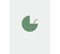 Komar Baby Hello World - Póster de Pared (sin Marco, Disponible en Tres tamaños), Negro, Blanco y Gris, P109-30x40