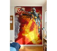 Komar Boba Fett Star Wars Papel Pintura Foto, Rojo/Amarillo