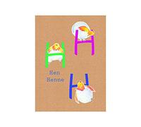 Komar Cuadro de Pared ABC Animal H Póster Cuadro Salón Dormitorio Decoración Arte Impresión sin Marco P036H-40x50 Tamaño 40 x 50 cm (Ancho x Alto)