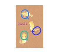 Komar Cuadro de Pared ABC Animal Q | Póster Cuadro Salón Dormitorio Decoración Art Print | Sin Marco | P036Q-50x70 | Tamaño: 50 x 70 cm (Ancho x Alto)