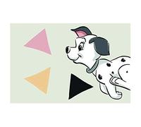 Komar Cuadro de pared de Disney | Paisaje de 101 ángulos dálmatas | Habitación infantil, habitación de bebé, decoración, impresión artística | Tamaño 70 x 50 cm (ancho x alto) | Sin marco | WB002-70 x