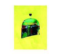 Komar - Cuadro de Pared de Star Wars con diseño de héroes Boba Fett (sin Marco), carbón, WB092-40x50