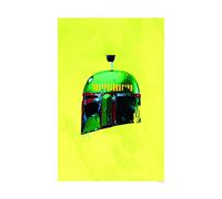 Komar - Cuadro de Pared de Star Wars con diseño de héroes Boba Fett (sin Marco), carbón, WB092-50x70