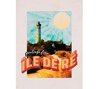 Komar Cuadro de pared vintage Travel Île de Ré - Tamaño: 30 x 40 cm - Póster, impresión artística, decoración de salón o dormitorio