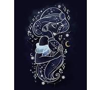 Komar Cuadro decorativo de Disney Jasmine Stars | Habitación de habitación de bebé, impresión artística | sin marco | WB084-40 x 50 cm | Tamaño: 40 x 50 cm (ancho x alto)