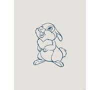 Komar Cuadro decorativo para pared con diseño de Hey Thumper (40 x 50 cm)