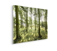 Komar Cuadro en bastidor de madera auténtica - Haya danesa - Tamaño 90 x 60 cm - Cuadro en lienzo - Paisaje - Salón - Dormitorio