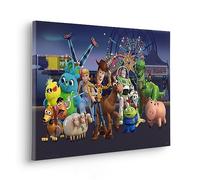Komar Cuadro en bastidor, diseño de Toy Story The Greatest Team, tamaño 40 x 60 cm, para habitación infantil, multicolor