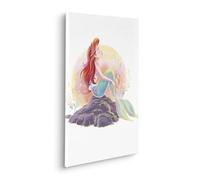 Komar Cuadro sobre lienzo de Disney Ariel Sunrise - Tamaño: 40 x 60 cm - Lienzo para habitación infantil