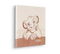 Komar Cuadro sobre lienzo de Disney The Lion King It's Simba - Tamaño: 40 x 40 cm - Lienzo para habitación infantil