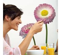 'Komar Deco de pegatinas "Daisy, 1 pieza, color rosa/blanco/verde, 17023h