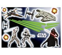 'Komar Deco de pegatinas "Star Wars, 1 pieza, color negro/blanco/gris, 14001h