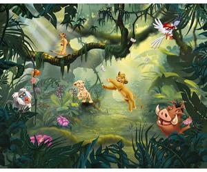 Komar Digitaldruck Vlies Fototapete - Lion King Hakuna Matata - Größe 350 x 280 cm