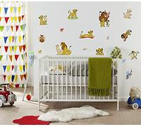 Komar Disney 14098h - Adhesivo Decorativo para Pared (50 x 70 cm, 16 Piezas), diseño de Lion King Circle of Life