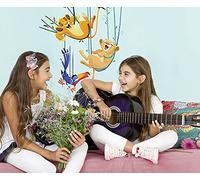 Komar Disney 14105h - Adhesivo Decorativo para Pared (50 x 70 cm, 3 Piezas), diseño de Lion King Relax