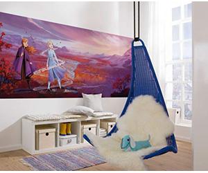 Komar Disney 4-4104 - Papel pintado fotográfico (368 x 127 cm, ancho x alto), diseño de Frozen 2, Anna, Elsa, Frozen