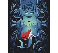 Komar Disney Ariel Ursula - Cuadro decorativo para habitación infantil (40 x 50 cm), diseño de Ariel Ursula