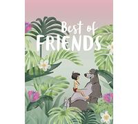 Komar Disney - Cuadro de Pared con diseño de Jungle Book Best of Friends (Disponible en Tres tamaños), carbón, WB089-50x70
