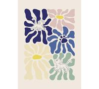 Komar Disney - Cuadro decorativo para habitación infantil (50 x 70 cm), diseño de El Rey León de Disney