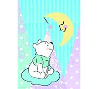 Komar Disney - Cuadro Decorativo para habitación Infantil, diseño de Winnie The Pooh Moon, carbón, WB087-50x70