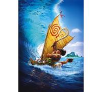 Komar Disney IADX4-010 - Papel pintado fotográfico para habitación infantil (200 x 280 cm), diseño de Moana Ride the Wave