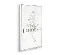 Komar Disney Pocahontas Your Choice - Cuadro en lienzo (40 x 60 cm, marco de madera), diseño de Pocahontas Your Choice