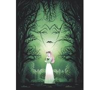 Komar Disney Sleeping Beauty Aurora Maléfica - Cuadro decorativo para habitación infantil (30 x 40 cm), diseño de Aurora Maléfica