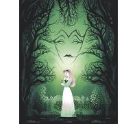 Komar Disney Sleeping Beauty Aurora Maléfica - Cuadro decorativo para habitación infantil (40 x 50 cm), diseño de Aurora Maléfica