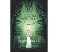 Komar Disney Sleeping Beauty Aurora Maléfica - Cuadro decorativo para habitación infantil (50 x 70 cm), diseño de Aurora Maléfica