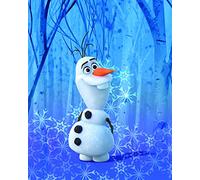 Komar Disney Wandbild Von Frozen Olaf Crystal | Kinderzimmer, Babyzimmer, Dekoration, Kunstdruck | ohne Rahmen | WB067-40x50 fotomural, Cloruro de polivinilo (PVC), carbón, 50L x 40B cm
