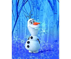 Komar Disney Wandbild Von Frozen Olaf Crystal | Kinderzimmer, Babyzimmer, Dekoration, Kunstdruck | ohne Rahmen | WB067-40x50 fotomural, Cloruro de polivinilo (PVC), carbón, 50L x 40B cm