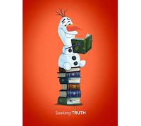Komar Disney Wandbild Von Frozen Olaf Reading | Kinderzimmer, Babyzimmer, Dekoration, Kunstdruck | ohne Rahmen | WB068-30x40 fotomural, Cloruro de polivinilo (PVC), carbón, 30 x 40 cm