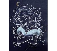 Komar Disney Wandbild Von Jasmin Dreaming | Kinderzimmer, Babyzimmer, Dekoration, Kunstdruck | ohne Rahmen | WB085-30x40 fotomural, carbón