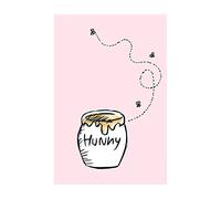 Komar Disney WB060-50 x 70 cm - Cuadro de Pared con diseño de Winnie The Pooh Hunny Pot | Decoración para habitación Infantil | Tamaño 50 x 70 cm (Ancho x Alto) | Sin Marco