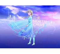 Komar Disney WB073 - 70 x 50 cm, diseño de Frozen Elsa The North Calls