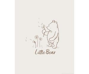 Komar Disney Winnie the Pooh Little Bear - Cuadro decorativo para pared (40 x 50 cm), diseño de oso de Winnie the Pooh