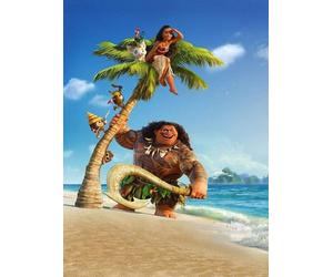 Komar Disney XXL 2-801 - Papel pintado para pared, diseño de Moana y Maui, 184 x 248 cm (ancho x alto)