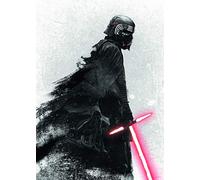 Komar EP9 Kylo Vader Shadow - Cuadro de Pared (no Incluye Marco, 3 tamaños), diseño de Star Wars, carbón, WB173-50x70