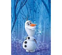 Komar Frozen Olaf Crystal - Tamaño: 50 x 70 cm Póster de pared, póster artístico (sin marco), Disney