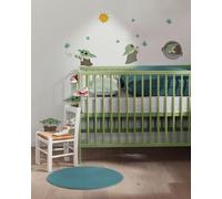 Komar Graz Design - Adhesivo decorativo para pared (50 x 70 cm), diseño de La Guerra del Mandaloriano Grogu Sunshine