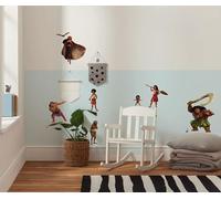 Komar Graz Design - Adhesivo decorativo para pared (50 x 70 cm), diseño de Moana 2 Family de Disney
