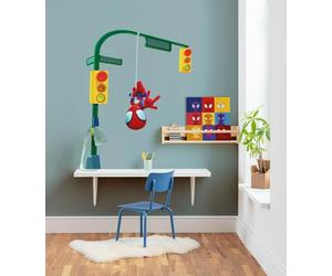 Komar Graz Design - Adhesivo decorativo para pared, diseño de Spidey and His Amazing Friends Lamp Swing (50 x 70 cm), multicolor