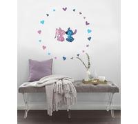 Komar Graz Design - Adhesivo decorativo para pared, diseño de Stitch and Angel Cutie, tamaño 50 x 70 cm, multicolor